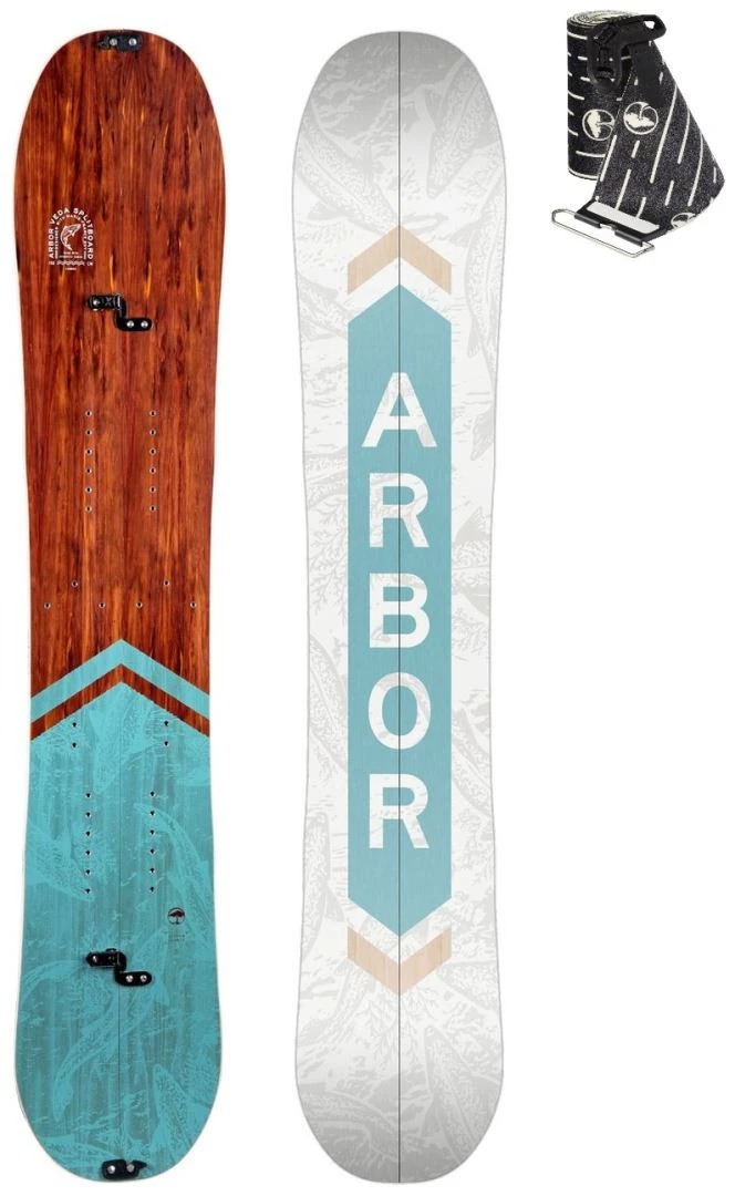 Arbor Veda Camber Splitboard 21/22 + Skins 4 Arbor Veda Camber Splitboard 21/22 + Skins - immagine 2