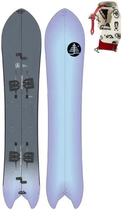 Burton Family Tree Pow Wrench Splitboard 21/22 + Pucks + Skins