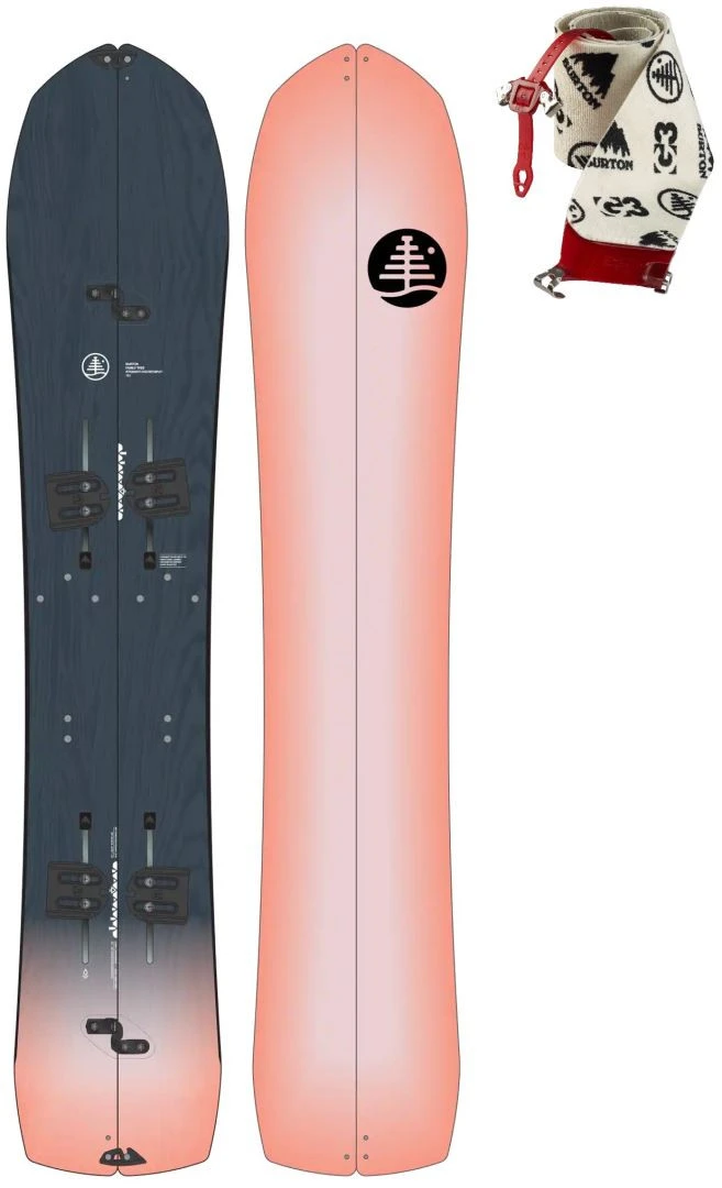 Burton Family Tree Straight Chuter Splitboard 21/22 + Pucks + Skins 4 Burton Family Tree Straight Chuter Splitboard 21/22 + Pucks + Skins - immagine 2