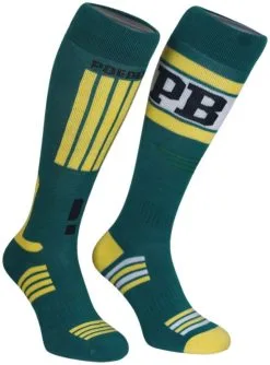 Poederbaas Cham Ski Socks -Vendite ZANDSTRA poederbaas cham ski socks green yellow 35 38 green yellow 2
